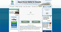 Desktop Screenshot of almostheavenhabitat.org