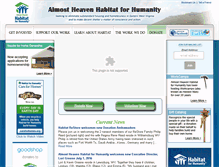 Tablet Screenshot of almostheavenhabitat.org